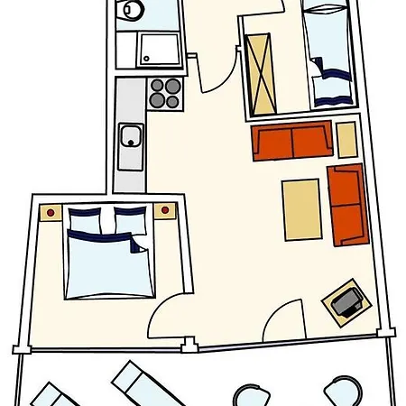 Strandidyll, 35 - Typ A3 - #76293 Daire